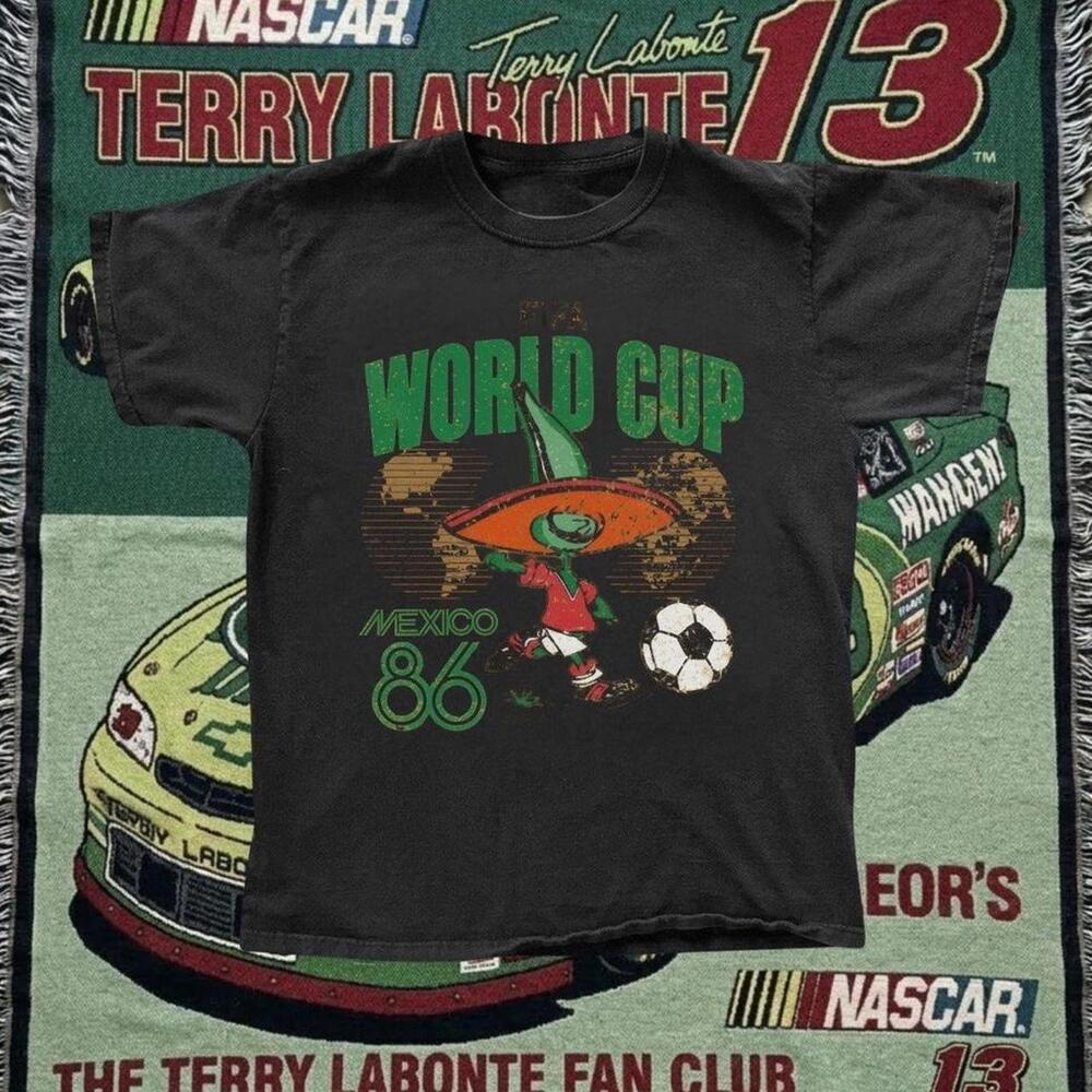 World Cup Mexico 86 Black T-Shirt